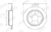 Bremsscheibe Hinterachse JURID 563567JC Bild Bremsscheibe Hinterachse JURID 563567JC