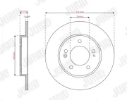 Bremsscheibe JURID 563614JC