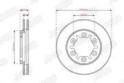 Bremsscheibe Vorderachse JURID 563618J