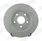 Bremsscheibe Hinterachse JURID 563665JC