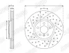 Bremsscheibe Vorderachse JURID 563666JC-1 Bild Bremsscheibe Vorderachse JURID 563666JC-1