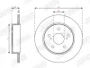 Bremsscheibe Hinterachse JURID 563671JC Bild Bremsscheibe Hinterachse JURID 563671JC
