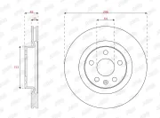 Bremsscheibe JURID 563679JC
