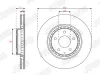 Bremsscheibe Vorderachse JURID 563714JC Bild Bremsscheibe Vorderachse JURID 563714JC