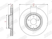 Bremsscheibe Vorderachse JURID 563714JC