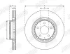 Bremsscheibe Vorderachse JURID 563714JC Bild Bremsscheibe Vorderachse JURID 563714JC