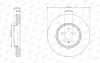 Bremsscheibe Vorderachse Vorderachse JURID 563723JVC-1 Bild Bremsscheibe Vorderachse Vorderachse JURID 563723JVC-1