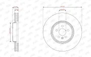 Bremsscheibe Vorderachse Vorderachse JURID 563723JVC-1