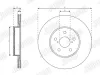 Bremsscheibe Hinterachse JURID 563745JC Bild Bremsscheibe Hinterachse JURID 563745JC