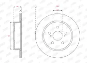 Bremsscheibe Hinterachse JURID 563757JC