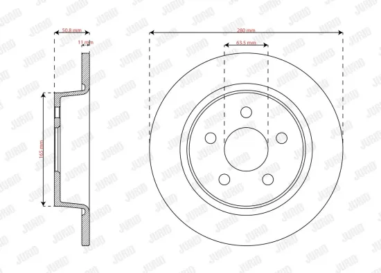 Bremsscheibe JURID 563768J Bild Bremsscheibe JURID 563768J