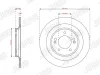 Bremsscheibe Hinterachse JURID 563813JC Bild Bremsscheibe Hinterachse JURID 563813JC