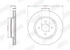 Bremsscheibe Vorderachse JURID 563816JC Bild Bremsscheibe Vorderachse JURID 563816JC