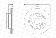 Bremsscheibe JURID 563841J-1