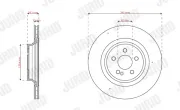 Bremsscheibe JURID 563853JC