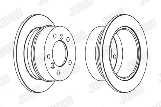 Bremsscheibe Hinterachse JURID 567771J Bild Bremsscheibe Hinterachse JURID 567771J