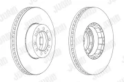 Bremsscheibe JURID 567953J
