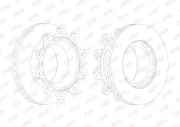 Bremsscheibe JURID 569020J