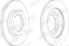 Bremsscheibe Vorderachse JURID 569101J Bild Bremsscheibe Vorderachse JURID 569101J