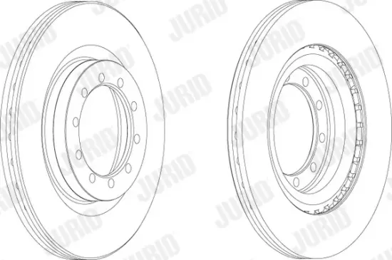 Bremsscheibe Vorderachse JURID 569101J Bild Bremsscheibe Vorderachse JURID 569101J