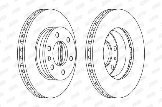Bremsscheibe Vorderachse JURID 569136J Bild Bremsscheibe Vorderachse JURID 569136J