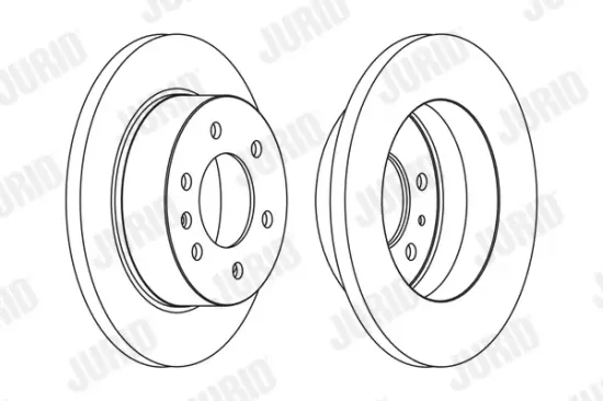 Bremsscheibe Hinterachse JURID 569137J Bild Bremsscheibe Hinterachse JURID 569137J