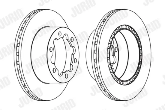 Bremsscheibe Hinterachse JURID 569138J Bild Bremsscheibe Hinterachse JURID 569138J