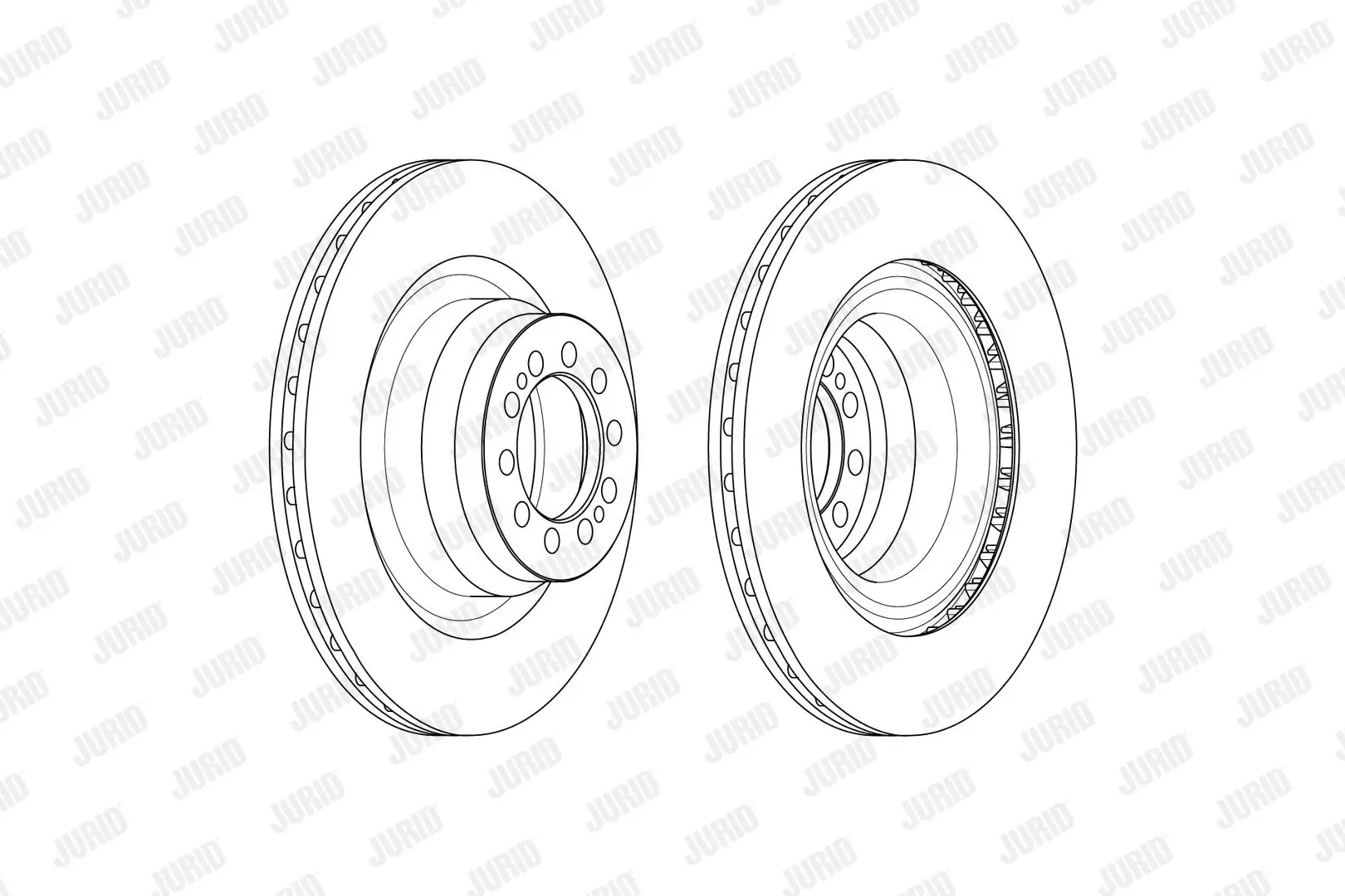 Bremsscheibe Vorderachse JURID 569253J