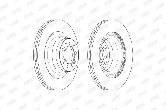 Bremsscheibe Vorderachse JURID 569253J Bild Bremsscheibe Vorderachse JURID 569253J