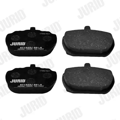 Bremsbelagsatz, Scheibenbremse Vorderachse JURID 571233J Bild Bremsbelagsatz, Scheibenbremse Vorderachse JURID 571233J