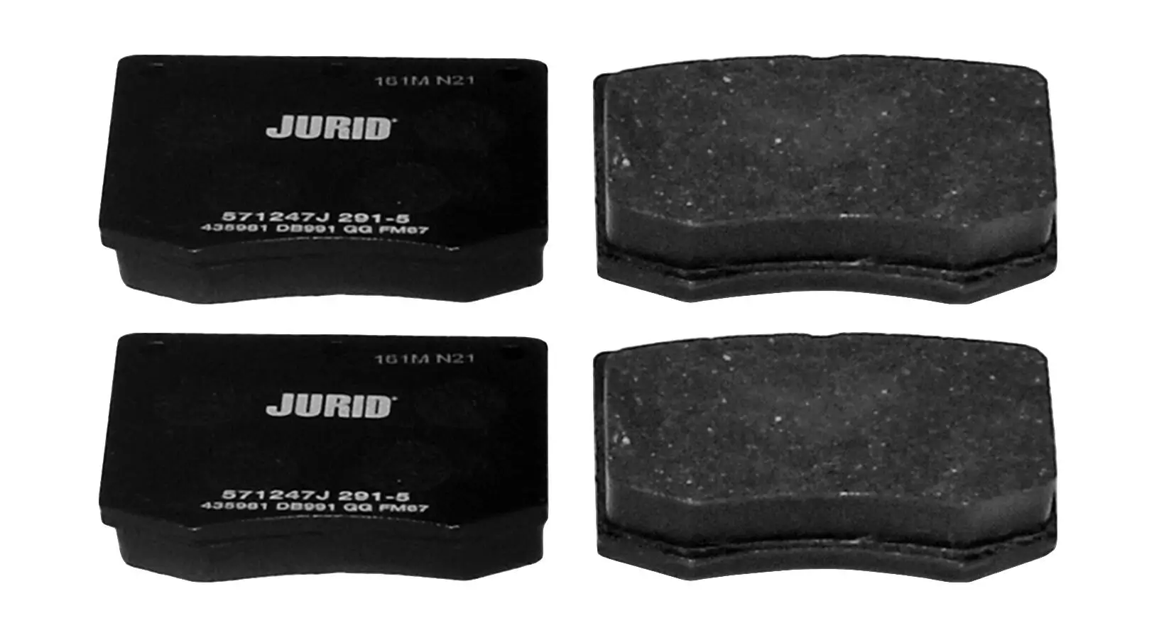 Bremsbelagsatz, Scheibenbremse Vorderachse JURID 571247J