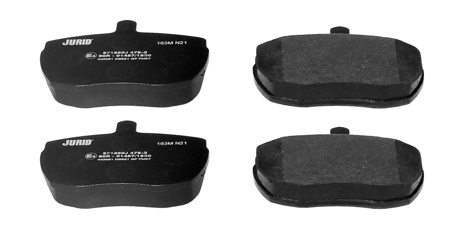 Bremsbelagsatz, Scheibenbremse Vorderachse JURID 571250J