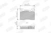 Bremsbelagsatz, Scheibenbremse Vorderachse JURID 571261J Bild Bremsbelagsatz, Scheibenbremse Vorderachse JURID 571261J