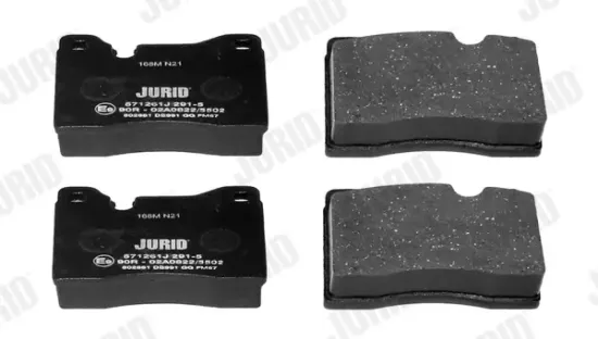 Bremsbelagsatz, Scheibenbremse Vorderachse JURID 571261J Bild Bremsbelagsatz, Scheibenbremse Vorderachse JURID 571261J