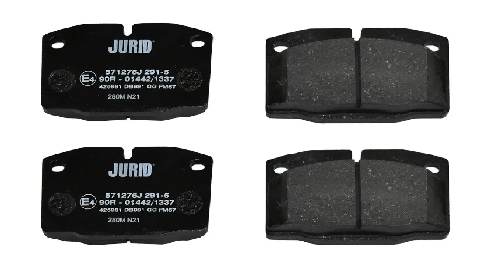 Bremsbelagsatz, Scheibenbremse Vorderachse JURID 571276J