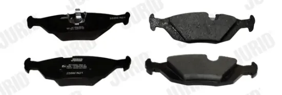Bremsbelagsatz, Scheibenbremse Hinterachse JURID 571300J Bild Bremsbelagsatz, Scheibenbremse Hinterachse JURID 571300J