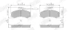Bremsbelagsatz, Scheibenbremse JURID 571304J Bild Bremsbelagsatz, Scheibenbremse JURID 571304J
