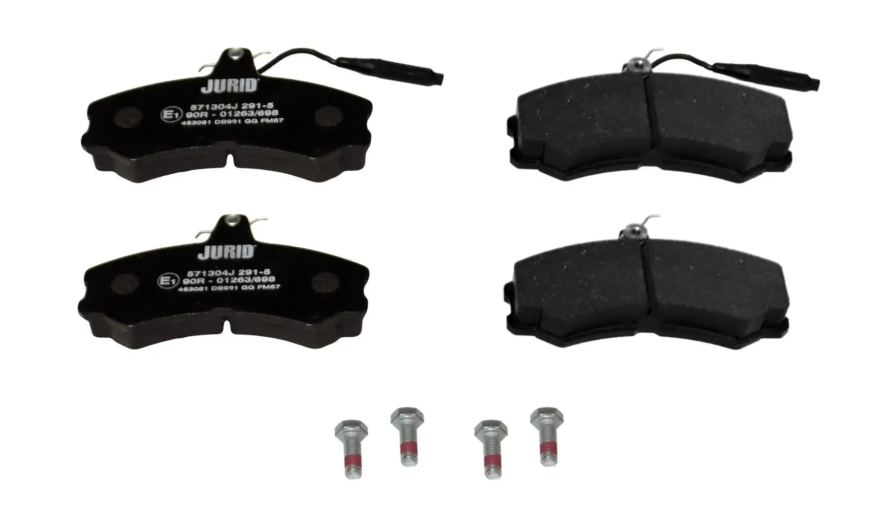 Bremsbelagsatz, Scheibenbremse JURID 571304J