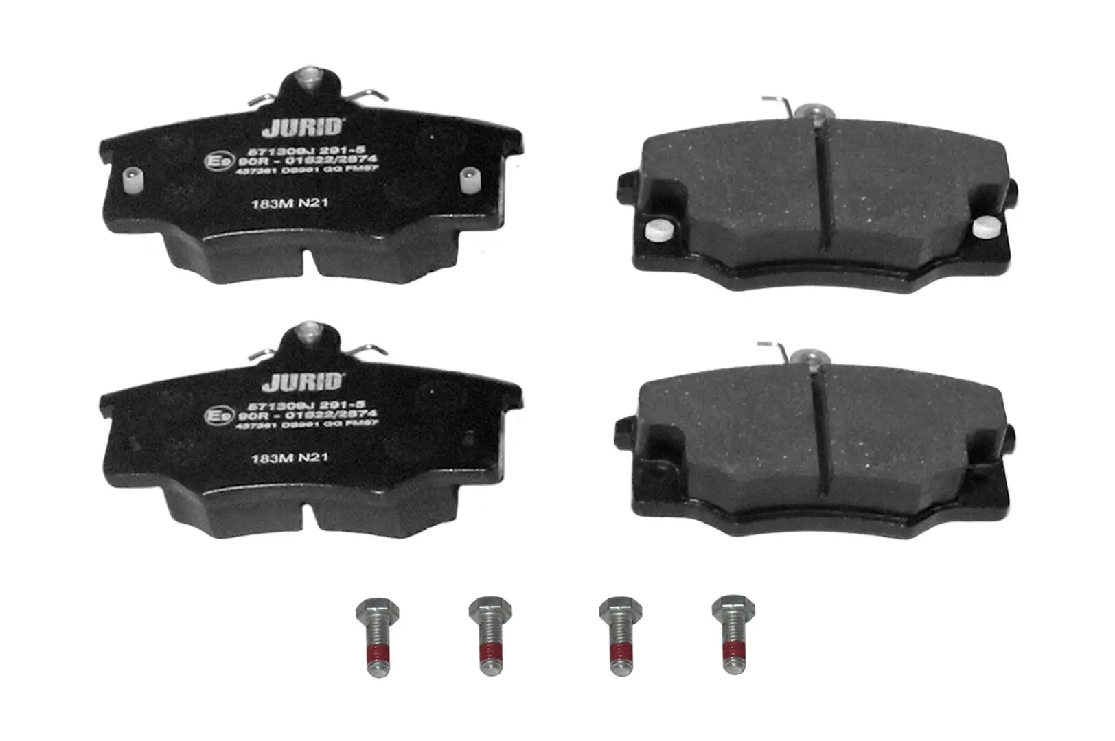 Bremsbelagsatz, Scheibenbremse Vorderachse JURID 571309J