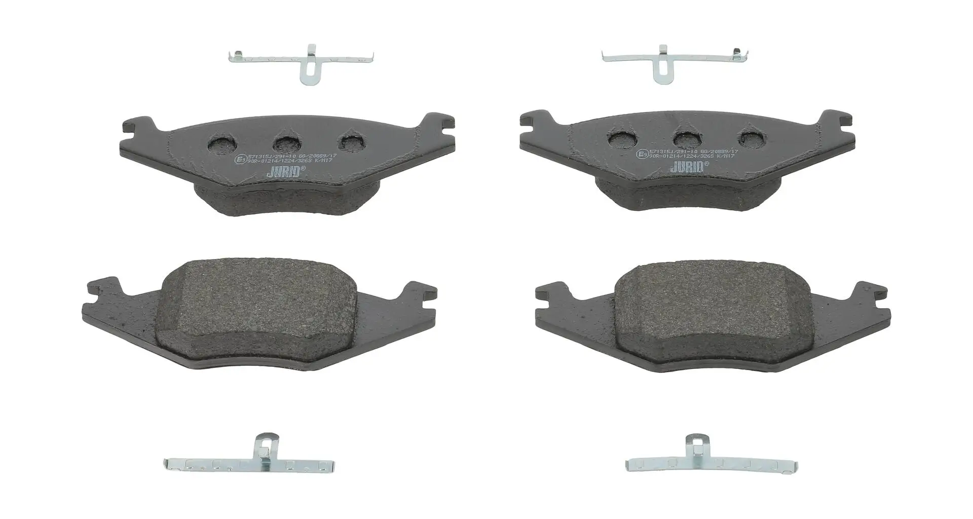 Bremsbelagsatz, Scheibenbremse Vorderachse JURID 571315J
