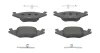 Bremsbelagsatz, Scheibenbremse Vorderachse JURID 571315J