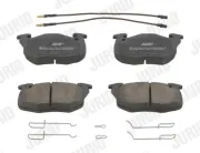Bremsbelagsatz, Scheibenbremse Vorderachse JURID 571332J