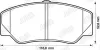 Bremsbelagsatz, Scheibenbremse Vorderachse JURID 571336J Bild Bremsbelagsatz, Scheibenbremse Vorderachse JURID 571336J