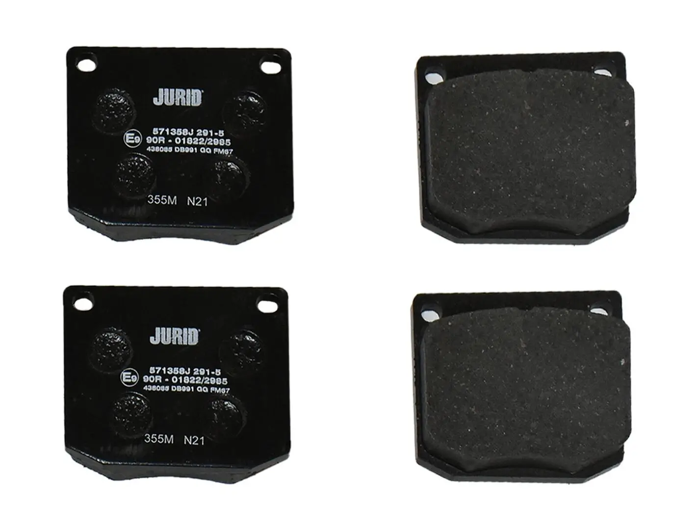 Bremsbelagsatz, Scheibenbremse Vorderachse JURID 571358J