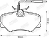 Bremsbelagsatz, Scheibenbremse Vorderachse JURID 571359J Bild Bremsbelagsatz, Scheibenbremse Vorderachse JURID 571359J