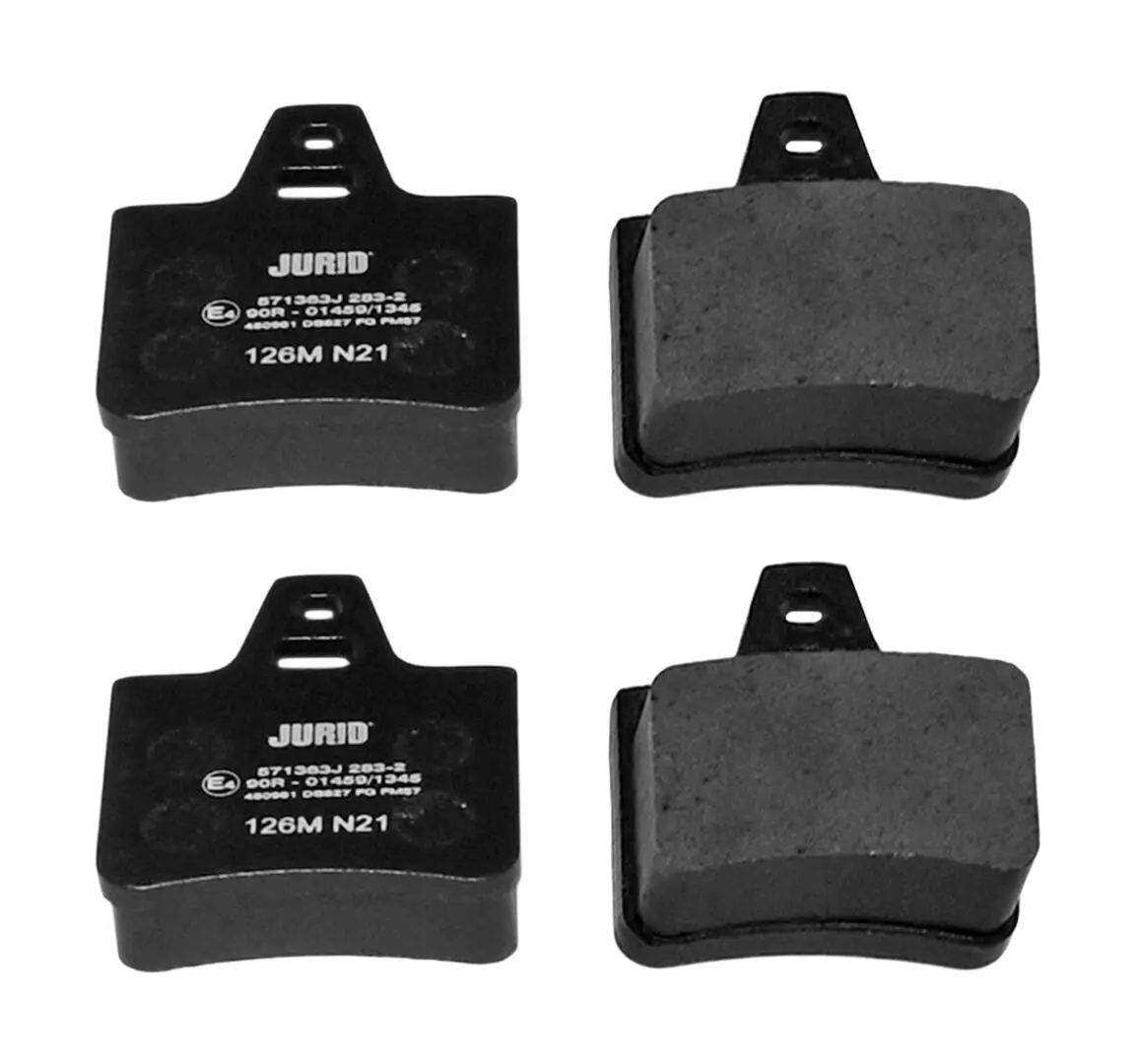 Bremsbelagsatz, Scheibenbremse Hinterachse JURID 571363J