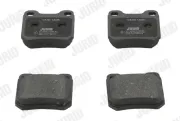 Bremsbelagsatz, Scheibenbremse Hinterachse JURID 571389J