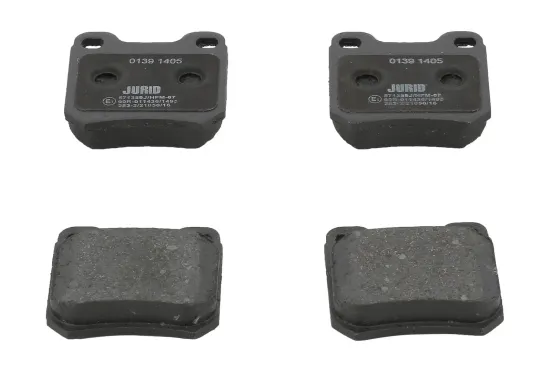 Bremsbelagsatz, Scheibenbremse Hinterachse JURID 571389J Bild Bremsbelagsatz, Scheibenbremse Hinterachse JURID 571389J
