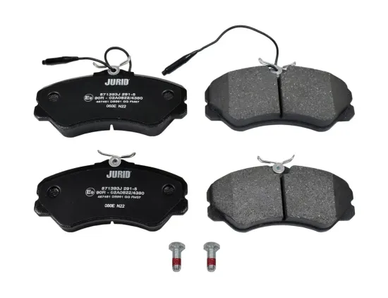 Bremsbelagsatz, Scheibenbremse Vorderachse JURID 571393J Bild Bremsbelagsatz, Scheibenbremse Vorderachse JURID 571393J