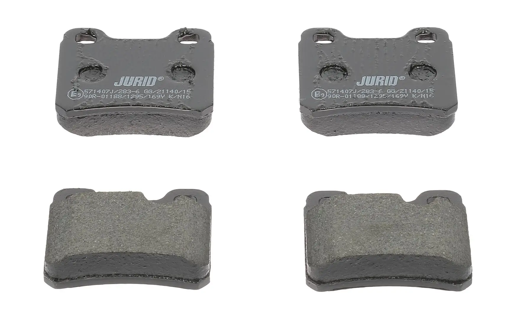 Bremsbelagsatz, Scheibenbremse Hinterachse JURID 571407J